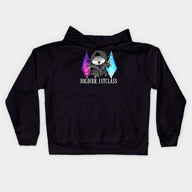 Full Logo, No Glyph, SAM Back Kids Hoodie by Soldier_1stClass